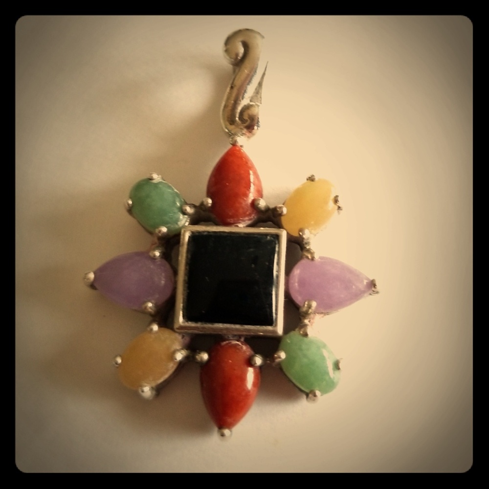 Sterling crystal jewelry, vintage